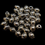 Tambour 6 x 6 mm - Argenté (10 pièces)