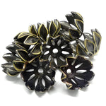 Couvre-Perle fleur 16 mm -  Bronze (1 pce)