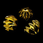 Couvre-Perle fleur 16 mm - Doré (1 pce)