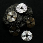 Rondelle Plate Gris Anthracite (10 pièces)