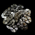 Rondelle Plate Gris Anthracite (10 pièces)