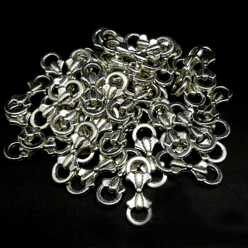 Perle ovale plate arbre style Tibet (10 pces)