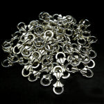 Perle ovale plate arbre style Tibet (10 pces)