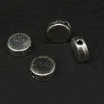 Perle ronde platte 7 mm style Tibet (20 pces)