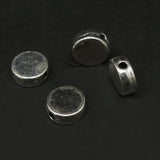 Perle ronde platte 7 mm style Tibet (20 pces)