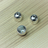 Embouts de cordon en alliage de style tibétain argent antique (2 pces)