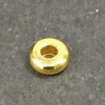 Séparateurs perles rond plat en laiton (10 pièces)