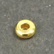 Séparateurs perles rond plat en laiton (10 pièces)