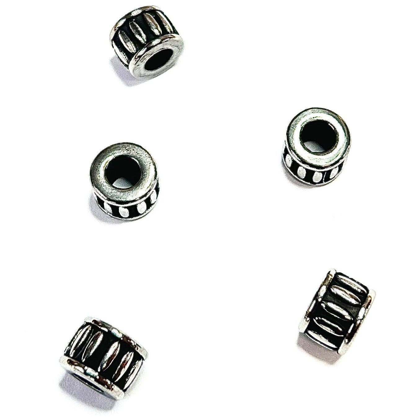 Perles européennes en 304 acier inoxydable (1 pce)