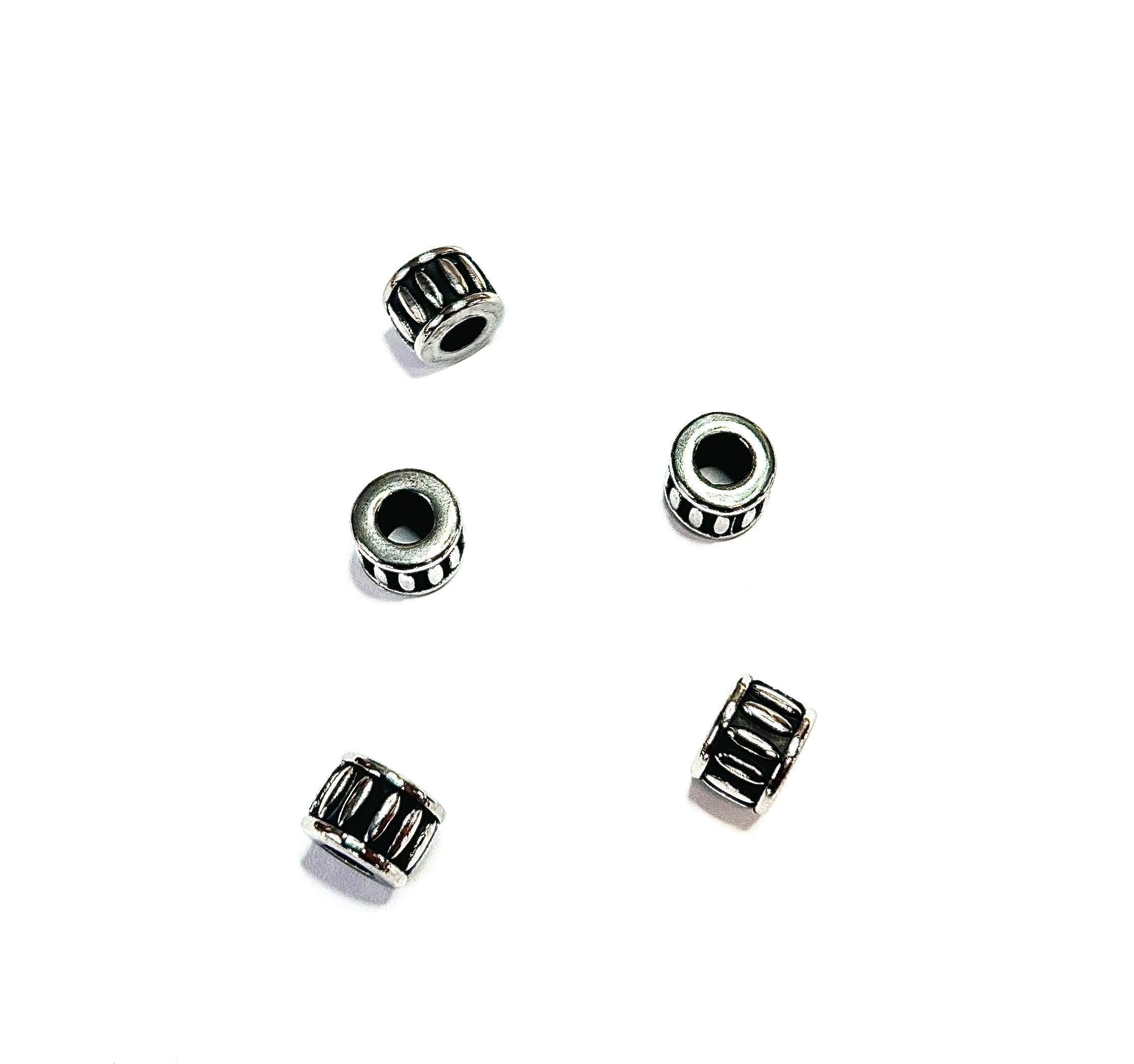 Perles européennes en 304 acier inoxydable (1 pce)