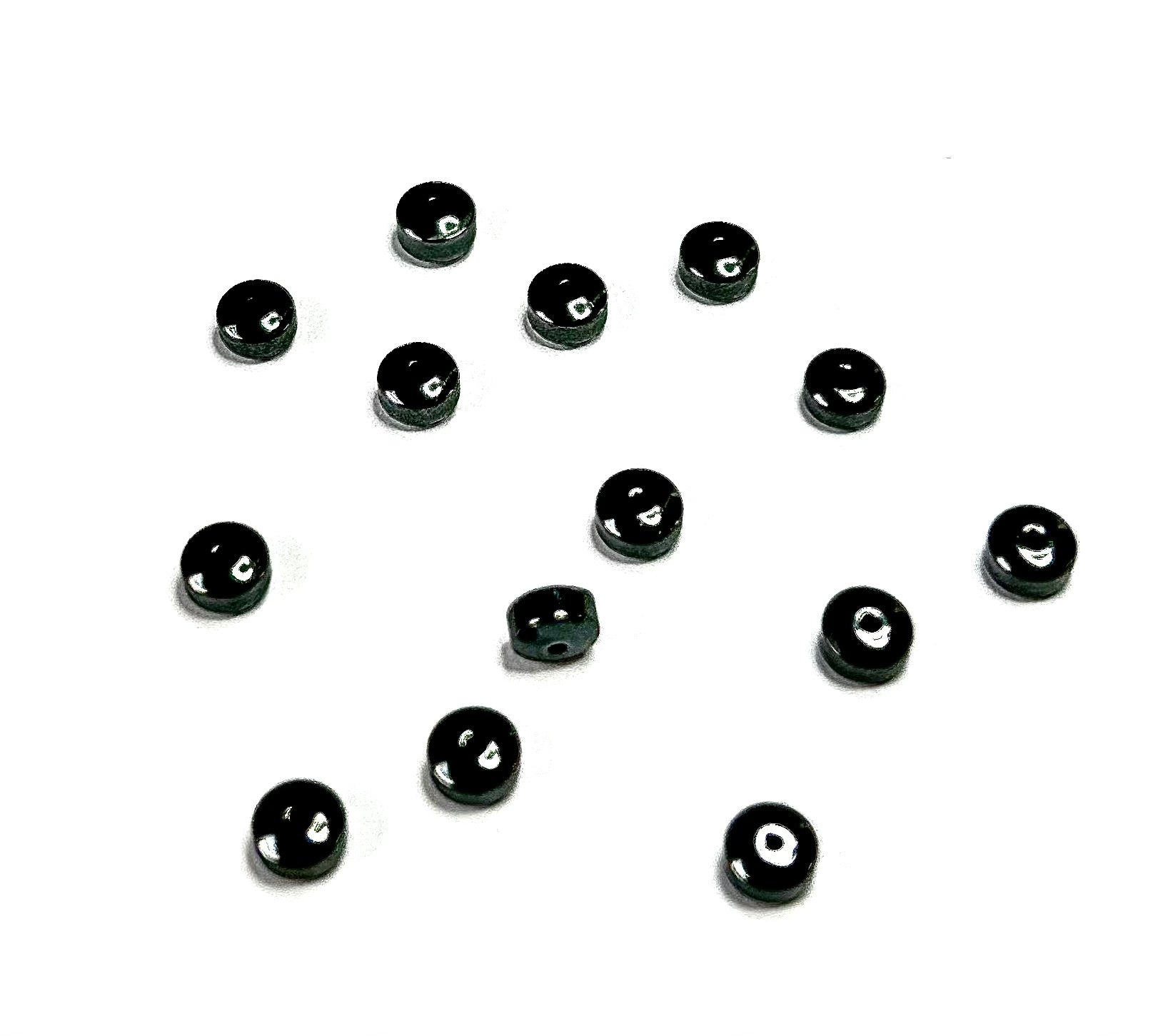 Séparateur hématite synthétique, non-magnétique grade AA - (10 pces)