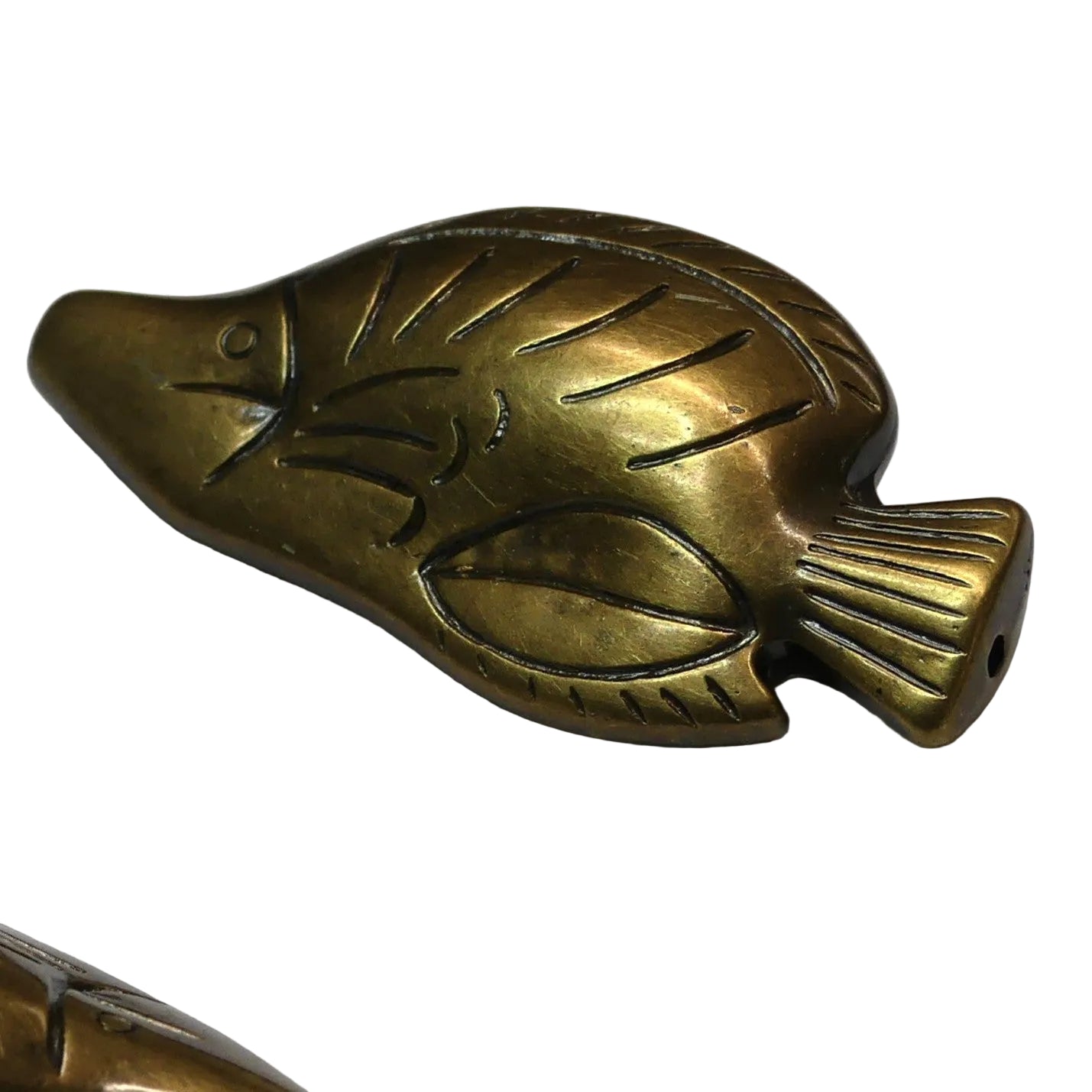 Perles en plastique CCB " Poisson" - Bronze antique - 1 pièce