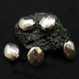 Perle Ovale 14 mm -  Argenté (5 pces)