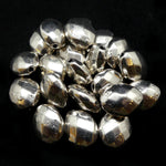 Perle Ovale 14 mm -  Argenté (5 pces)