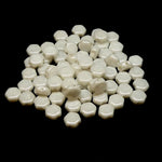 Nid d'abeille - Blanc brillant