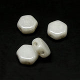 Nid d'abeille - Blanc brillant