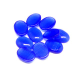 Yeux de Chat Ovale - Cabochon Dark Bleu (10 pces)