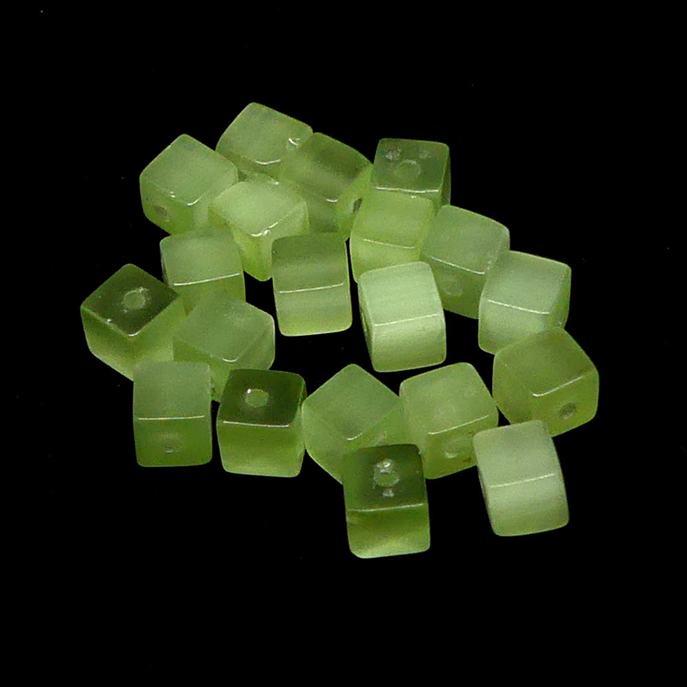 Yeux de Chat Cube - Pale Green (20 pces)