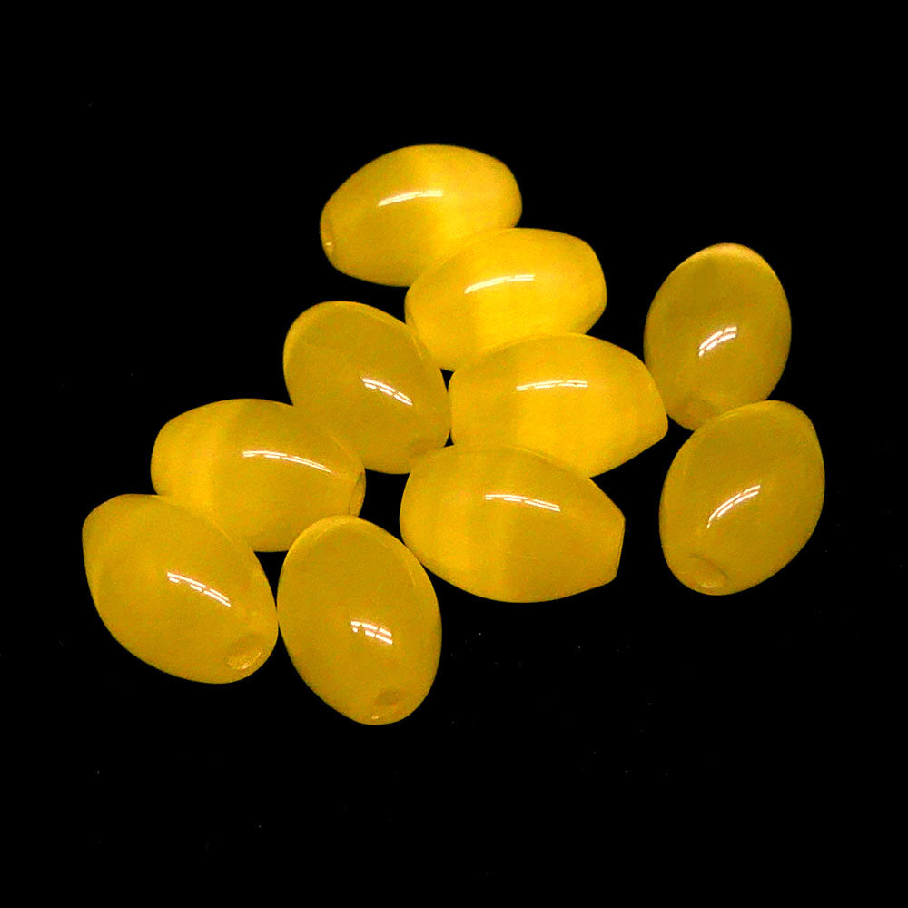 Yeux de Chat Oval - Yellow (10 pces)