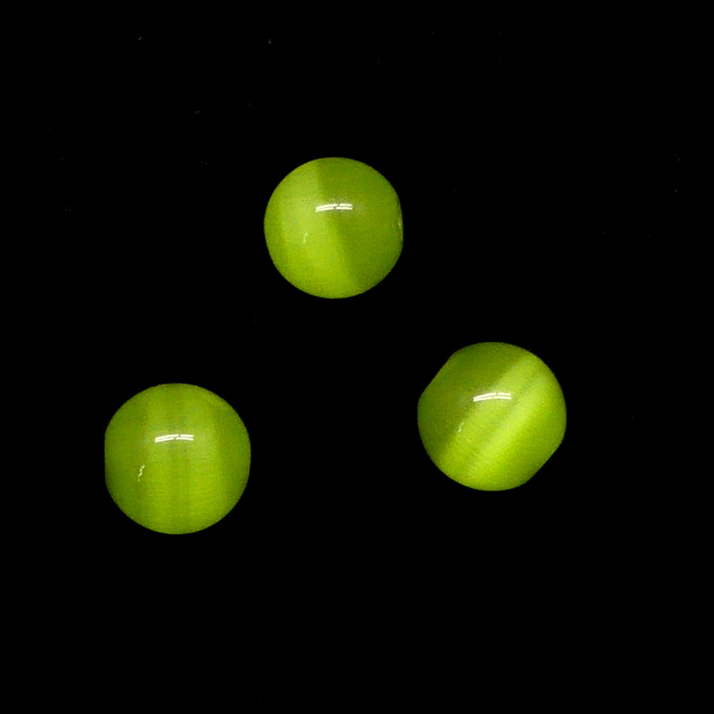 Yeux de Chat 6 - Olivine (10 pces)
