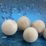 Ronde 12 - Agate naturelle beige (5 pces)