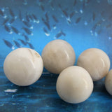 Ronde 12 - Agate naturelle beige (5 pces)