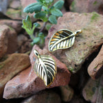 Charms - Feuilles de style tibétain (5 pces) 