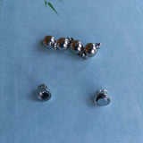 Fermoirs magnétiques en laiton or blanc