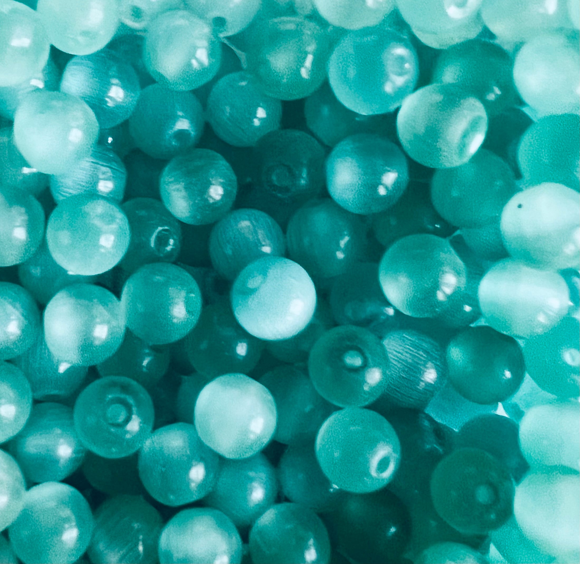 Yeux de Chat 6 - Aigue-marine (10 pces)