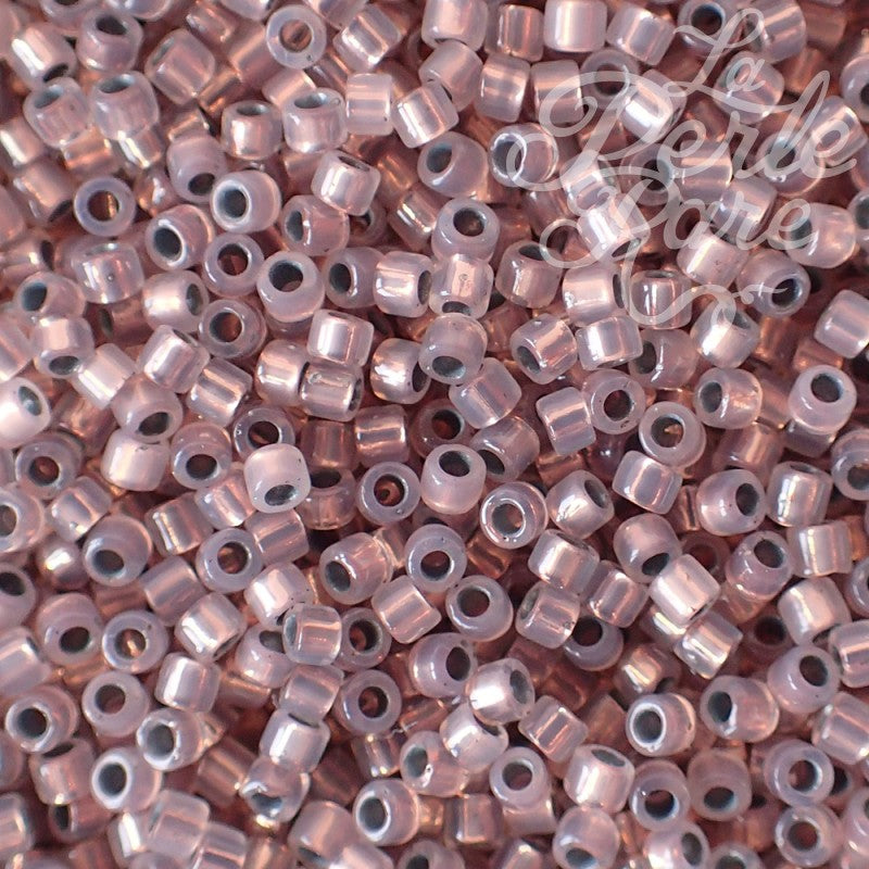 Delica10 - Perle de verre  - Rose cuivré satiné (4 g) 