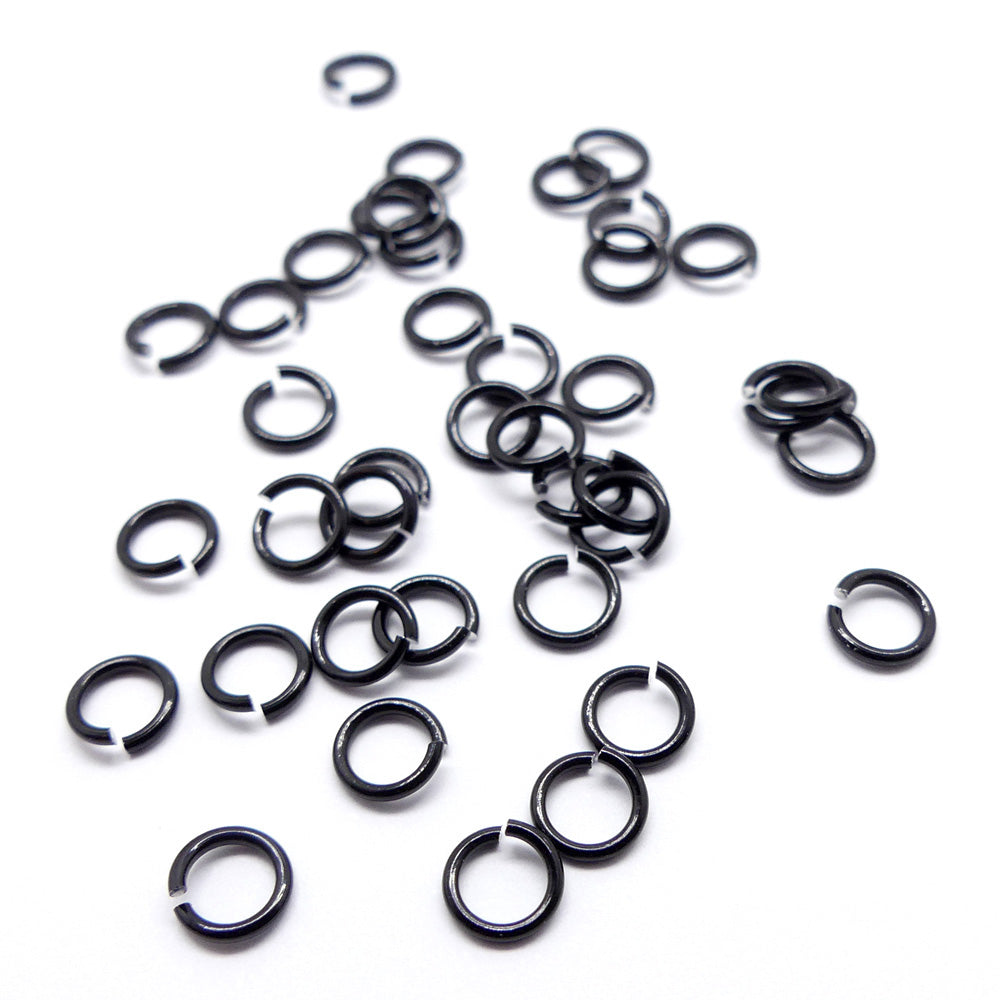 Anneau 20G / 5 mm - noir (10 pces)