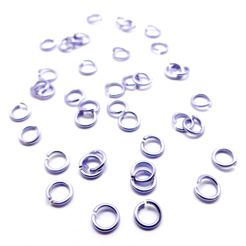 Anneau 20G / 5 mm - Lavende (10 pces)
