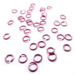 Anneau 20G /  - 6x0.8 mm Rose (10 pces)