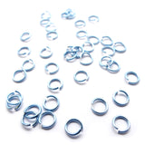 Anneau 20G / 5 mm - Turquoise (20 pces)