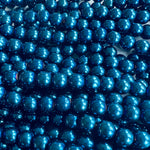 Ronde 8 - Hématite synthétique Bleu Métal (10 pièces)