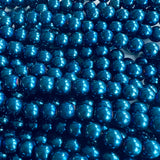 Ronde 8 - Hématite synthétique Bleu Métal (10 pièces)