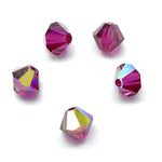 Bicone 4 - Rubis AB (25 pièces)