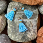 Mini pompon Bleu ciel (1pce)