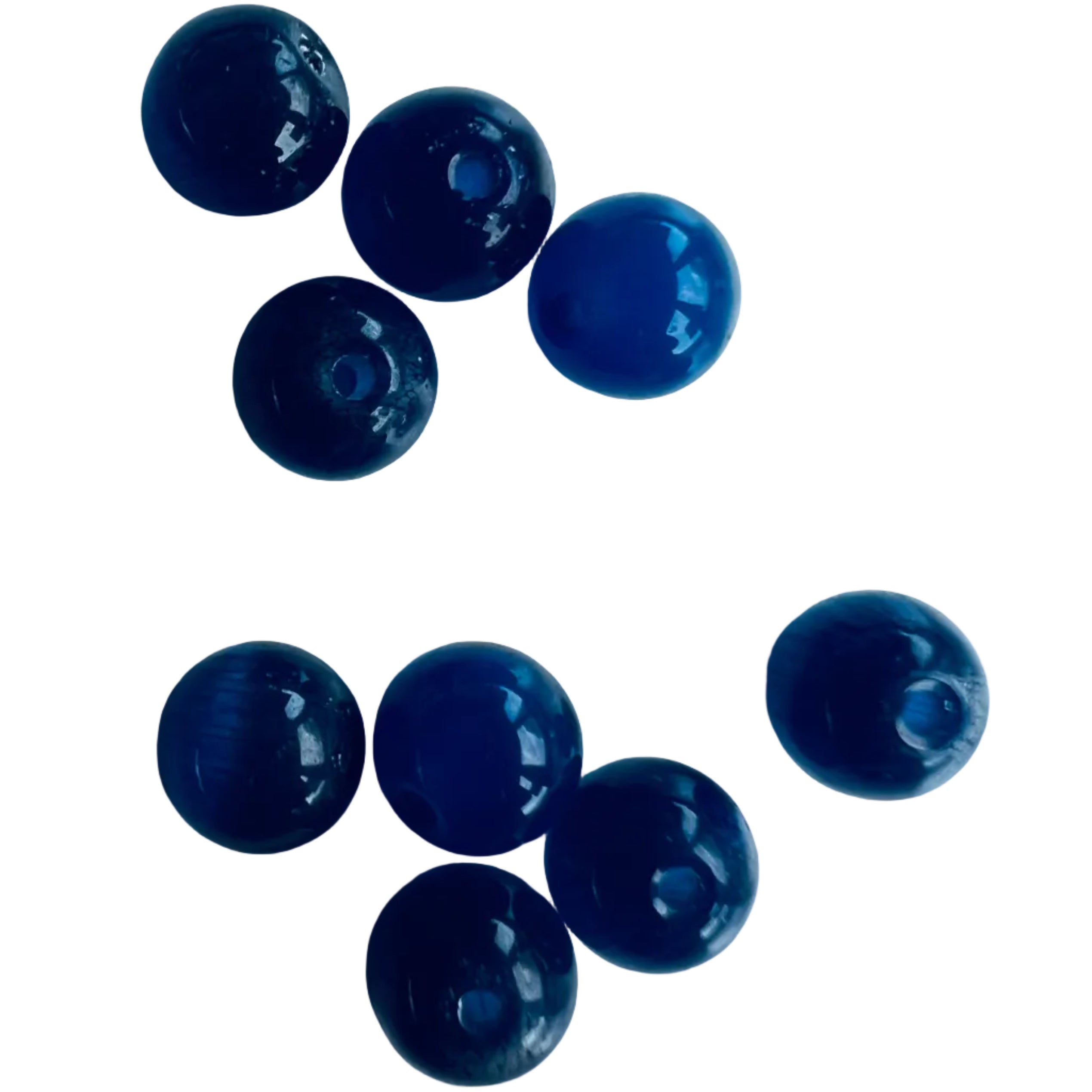 Yeux de Chat 6 - Bleu marine (10 pièces)