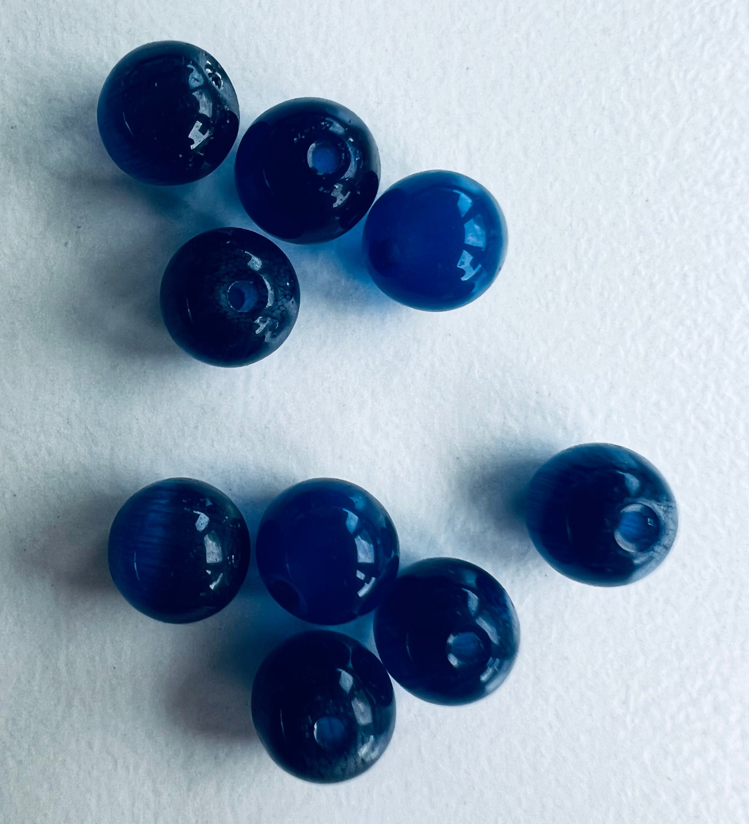 Yeux de Chat 6 - Bleu marine (10 pièces)