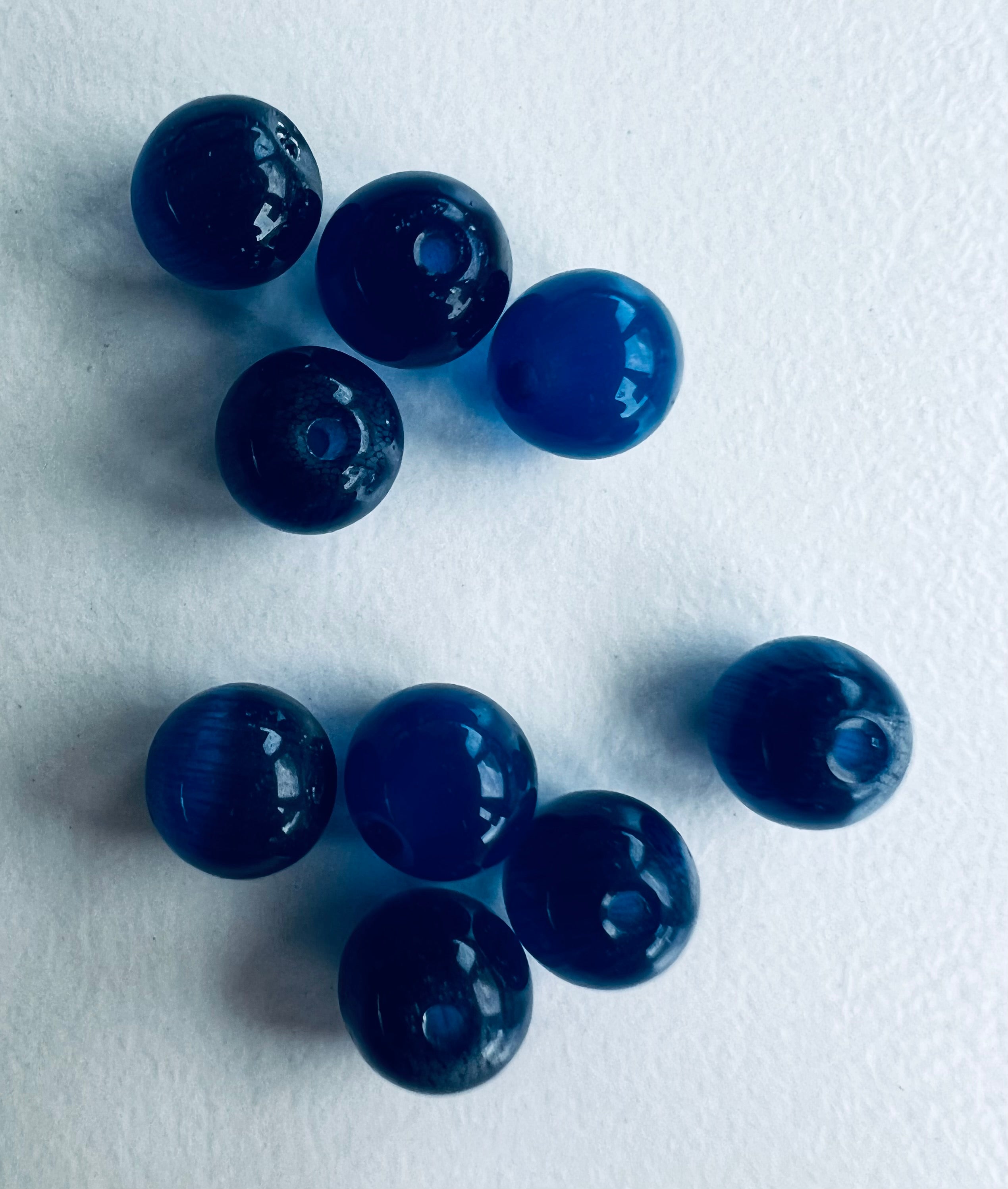 Yeux de Chat 6 - Bleu marine (10 pièces)
