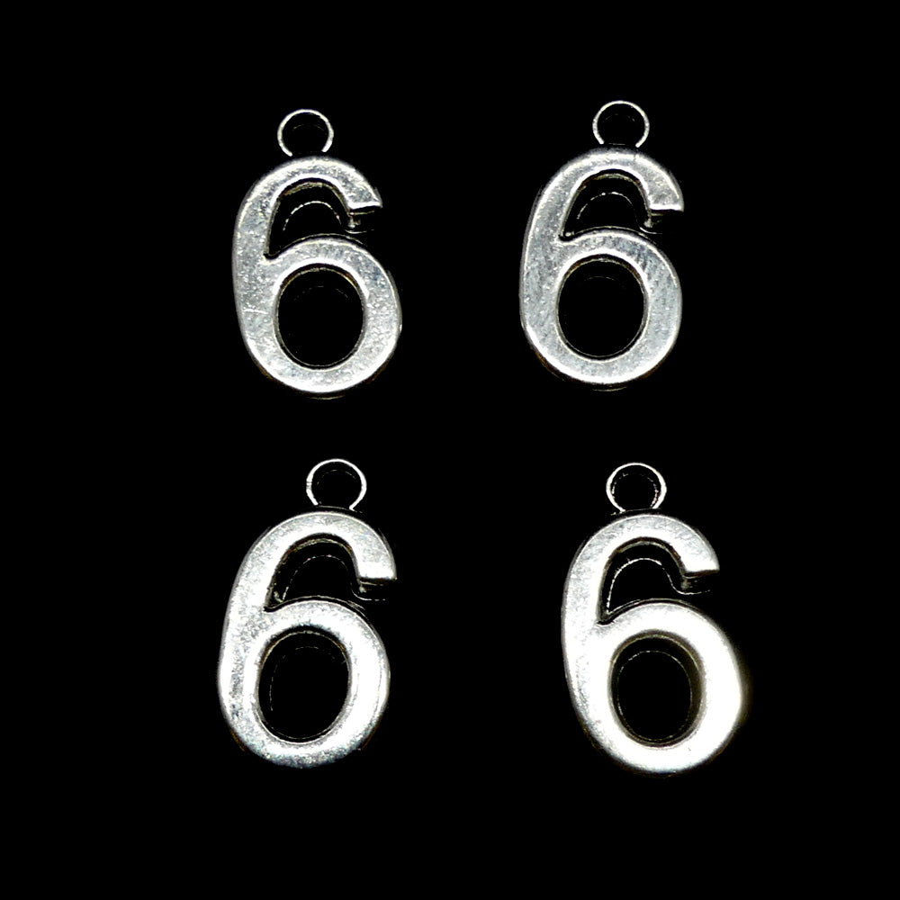 Charms - Chiffre "6" (1 pce)
