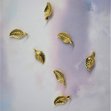 Charms - Feuilles de style tibétain (5 pces) 