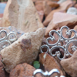 Lien / connecteur - Fleur, style tibétain (1 pce)