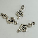 Clé de Sol - Argent Antique (1 pce)