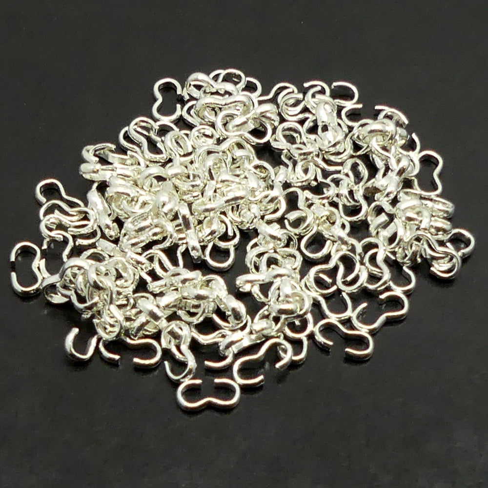 Connecteur Argent 6 x 3 mm (20 pces)