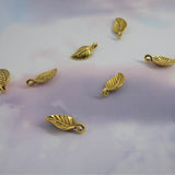 Charms - Feuilles de style tibétain (5 pces) 