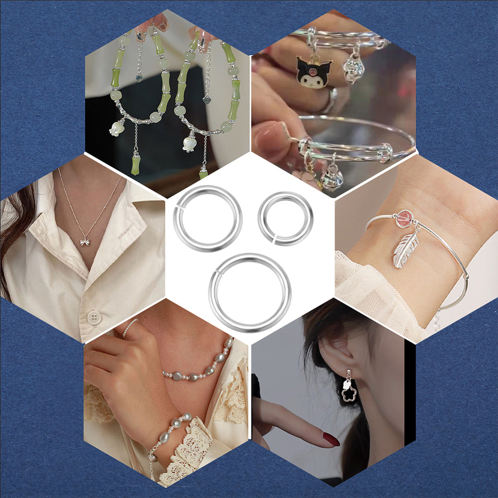 Anneau rond ouvert 4 x 0.7mm - Argent sterling 925