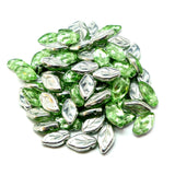 Feuille de verre - Vert Peridot (20 pces)