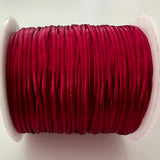 Cordon de Nylon - Framboise 1 mm (1mètre)